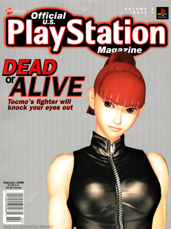 Official U.S. PlayStation Magazine Issue 005 (February 1998) cover
